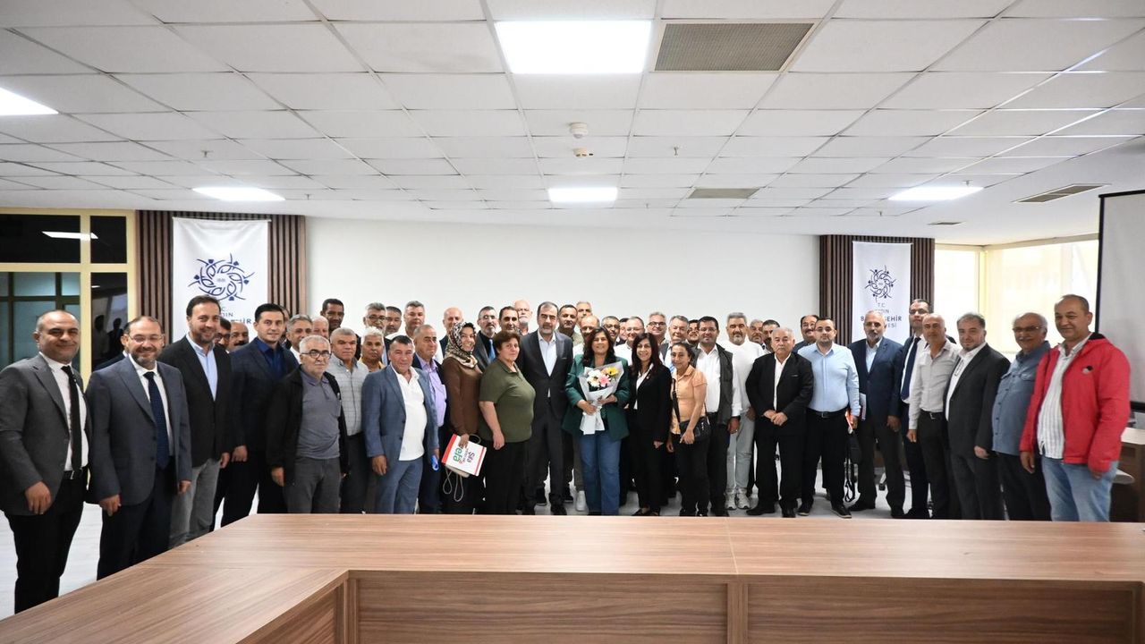 Başkan Çerçioğlu, Germencikli muhtarlarla bir araya geldi