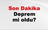 Son dakika Balıkesir’de deprem mi oldu? Az ö... Son dakika Balıkesir’de deprem mi oldu? Az ö...