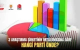 3 araştırma şirketinin ortalamasına göre hangi par...